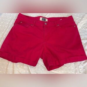 Levi’s Vintage Pink Denim Shorts Size 14